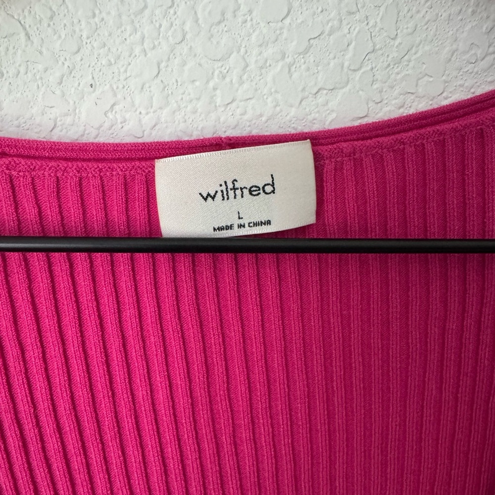 Aritzia Wilfred Gabrielle Long Sleeve Midi Dress - Large - Picture 5 of 9